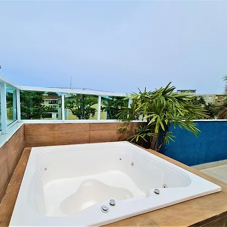 Marmeu Enseada Com Hidro Aquecida Privativa Apartment Guaruja Exterior photo